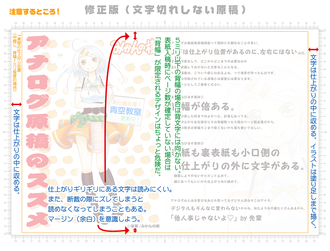 表紙用　アナログ原稿用紙の使い方 4