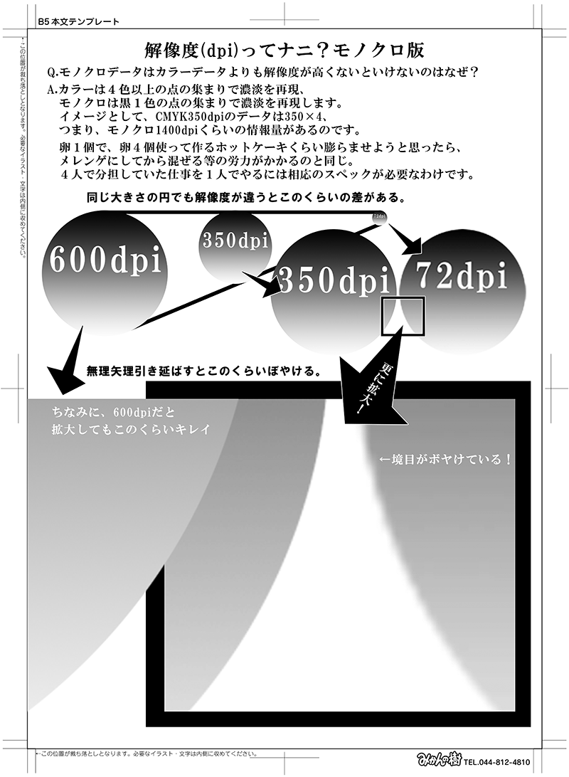 解像度【モノクロ編】